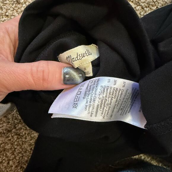 Madewell Black Turtleneck Thong Bodysuit Small - Picture 5 of 5